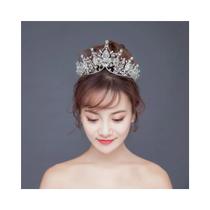 Tiara Alta Coroa Strass Noivas Debutantes