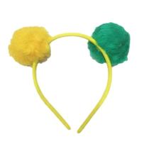 Tiara Amarela Pompom Brasil Tiara Amarela Pompom Brasil