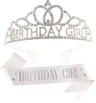 Tiara and Crown Birthday Girl Papoopy A1 para mulheres e meninas Tiara and Crown Birthday Girl Papoopy A1 para mulheres e meninas