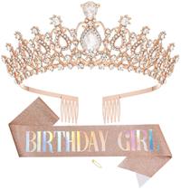 Tiara and Crown Birthday Girl Papoopy para mulheres e meninas Tiara and Crown Birthday Girl Papoopy para mulheres e meninas