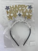 Tiara Ano Novo Happy New Year Estrela EVA Branco e Dourado Vivarte - Inspire sua Festa Loja Tiara Ano Novo Happy New Year Estrela EVA Branco e Dourado Vivarte - Inspire sua Festa Loja
