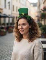 Tiara Arco Cartola Marabu Feltro Saint Patrick's Day Tiara Arco Cartola Marabu Feltro Saint Patrick's Day