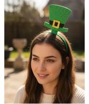 Tiara Arco Chapeuzinho Fivela Eva Saint Patrick's Day Tiara Arco Chapeuzinho Fivela Eva Saint Patrick's Day