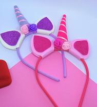 Tiara Arco de Cabelo Arquinho Infantil Menina Princesa Disney Barbie Lol Minnie Sereia Unicórnio para festas Aniversário