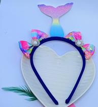 Tiara Arco de Cabelo Arquinho Infantil Menina Princesa Disney Barbie Lol Minnie Sereia Unicórnio para festas Aniversário