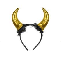 Tiara Arco Diabinha com Chifre Cim Cores sortidas