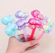 Tiara Arquinho Laço Lacinho Borboleta Colorida Brilho Moda Tiara Arquinho Laço Lacinho Borboleta Colorida Brilho Moda