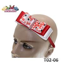 Tiara Arquinho Personagem Kit 10 Unidades