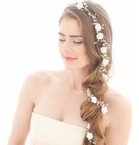 Tiara Arranjo Noiva Casamento Headband Debutante Floral