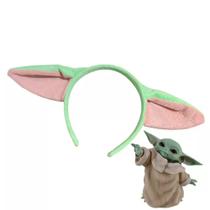 Tiara Baby Yoda Cosplay Star Wars Fantasia Pelúcia Unidade - Outlet Boxe