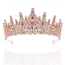 Tiara BEAYFILY Crystal Queen coroa princesa de strass Tiara BEAYFILY Crystal Queen coroa princesa de strass