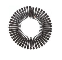 Tiara Bell Pente Prendedor Cabelo Preto 12Cm Diâmetro Tiara Bell Pente Prendedor Cabelo Preto 12Cm Diâmetro