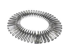 Tiara Bell Prata 12Cm Prendedor Cabelo 1 Unidade