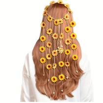 Tiara Boêmia Com Flores Acessórios De Cabelo De Verão Para Estilo De Vestuário Hippie Dos Anos 70 Tiara Boêmia Com Flores Acessórios De Cabelo De Verão Para Estilo De Vestuário Hippie Dos Anos 70