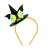 Tiara Bruxa Morcego Halloween Acessório Mágico