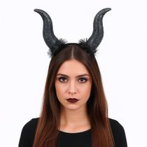 Tiara Bruxinha Chifre Halloween Papilloo Tiara Bruxinha Chifre Halloween Papilloo