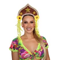 Tiara Cangaceira Acessório Fantasia Maria Bonita Arco com Glitter Luxo Arquinho Cangaço Festa Junina Arraiá Caipira Tiara Cangaceira Acessório Fantasia Maria Bonita Arco com Glitter Luxo Arquinho Cangaço Festa Junina Arraiá Caipira