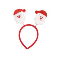 Tiara Chapéu Arco com Molas de Papai Noel Fantasia 24x17CM Tiara Chapéu Arco com Molas de Papai Noel Fantasia 24x17CM