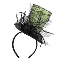 Tiara Chapéu Verde com Luz Acessório Halloween