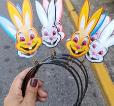 Tiara coelho da páscoa kit com 8 unidades