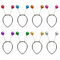 Tiara com Bolinhas Coloridas pct 12 Unidades