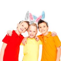 Tiara Com Orelha De Coelho da Páscoa Peludinha Várias Cores