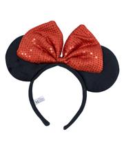Tiara Com Orelhas Minnie E Laço Vermelho Disney Oficial Tiara Com Orelhas Minnie E Laço Vermelho Disney Oficial