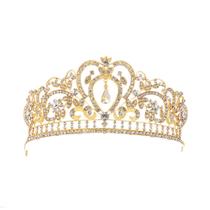Tiara Coroa Cabelo Noiva Debutante Strass Arranjo Princesa - VALLEN ACESSÓRIOS