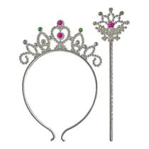 Tiara Coroa e Varinha Encantada - Make+