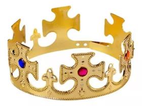 Tiara Coroa Rei Rainha Simples Pvc Fantasia Acessório Festa - Trends