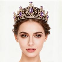 Tiara Coroa Strass Noivas Debutantes Lilás Tiara Coroa Strass Noivas Debutantes Lilás