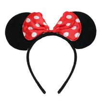 Tiara da Minnie Vermelha com Laço