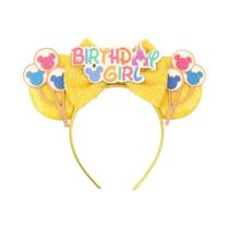 Tiara De Balão Mickey Minnie Para Crianças, Decoração Fofa Para Festa De Aniversário