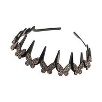 Tiara De Borboleta Com Strass, Acessório De Cabelo Para Uso Durante Todo O Dia, Para Mulheres,