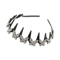 Tiara De Borboleta Com Strass, Acessório De Cabelo Para Uso Durante Todo O Dia, Para Mulheres,