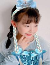 Tiara de Cabelo Infantil Personagens Disney Princesa Frozen Arquinho com Trança e Laço Rosa Coroa Festas Aniversário Tiara de Cabelo Infantil Personagens Disney Princesa Frozen Arquinho com Trança e Laço Rosa Coroa Festas Aniversário