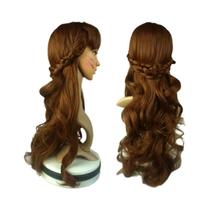 Tiara De Cabelo Sintético Da Princesa Elsa E Anna Da Frozen 2, Acessório Para Festa De Halloween