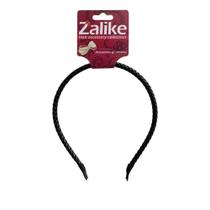 Tiara de Cabelo Zalike Tradicional Trançada Preta Acessório Elegante para Penteados e Looks