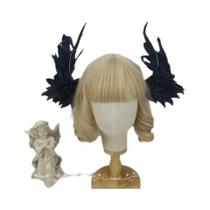 Tiara De Cosplay De Halloween Com Asas De Anjo E Demônio, Halo Lolita, Coroa Retro De Papa,