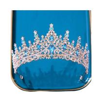 Tiara De Cristal Barroca Para Noivas, Acessório De Cabelo Para Casamento E Prom, Joia Coroa Tiara De Cristal Barroca Para Noivas, Acessório De Cabelo Para Casamento E Prom, Joia Coroa