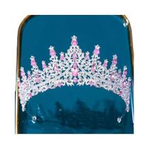 Tiara De Cristal Barroca Para Noivas, Acessório De Cabelo Para Casamento E Prom, Joia Coroa Tiara De Cristal Barroca Para Noivas, Acessório De Cabelo Para Casamento E Prom, Joia Coroa
