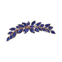 Tiara De Cristal Com Pérolas E Strass Azul Para Mulheres, Acessório De Cabelo Para Festas E