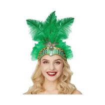 Tiara De Cristal Com Plumas Para Mulheres, Estilo Flapper Dos Anos 1920, Acessório Para Show Girl De