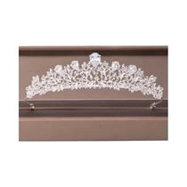 Tiara De Cristal Com Strass Prata Para Mulheres, Coroa De Princesa, Acessório De Cabelo Para Tiara De Cristal Com Strass Prata Para Mulheres, Coroa De Princesa, Acessório De Cabelo Para