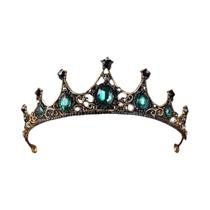 Tiara De Cristal Dourado Com Strass Vintage Barroco Acessórios De Cabelo Para Noivas Tiara De Cristal Dourado Com Strass Vintage Barroco Acessórios De Cabelo Para Noivas