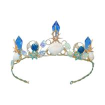 Tiara De Cristal Prata E Ouro Com Estrelas, Diadema De Princesa, Acessórios De Cabelo Para Casamento