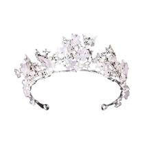 Tiara De Cristal Prateada Coroa Faixa De Cabelo Para Mulheres Acessórios De Cabelo Para Festas Tiara De Cristal Prateada Coroa Faixa De Cabelo Para Mulheres Acessórios De Cabelo Para Festas