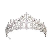 Tiara De Cristal Prateada Coroa Faixa De Cabelo Para Mulheres Acessórios De Cabelo Para Festas Tiara De Cristal Prateada Coroa Faixa De Cabelo Para Mulheres Acessórios De Cabelo Para Festas