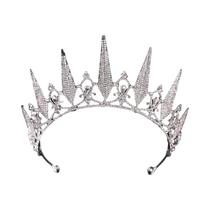 Tiara De Cristal Prateada Coroa Faixa De Cabelo Para Mulheres Acessórios De Cabelo Para Festas Tiara De Cristal Prateada Coroa Faixa De Cabelo Para Mulheres Acessórios De Cabelo Para Festas