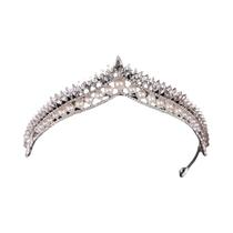 Tiara De Cristal Prateada Coroa Faixa De Cabelo Para Mulheres Acessórios De Cabelo Para Festas Tiara De Cristal Prateada Coroa Faixa De Cabelo Para Mulheres Acessórios De Cabelo Para Festas